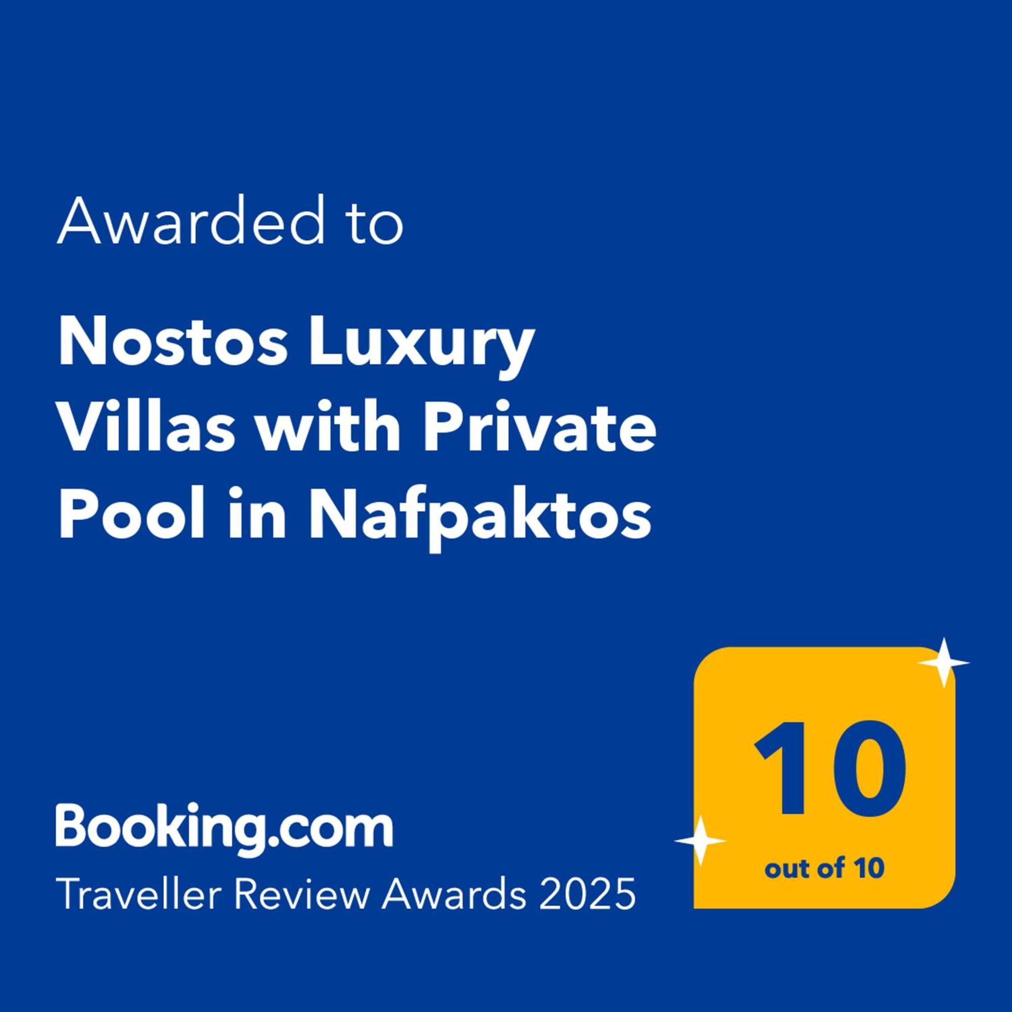 Nostos Luxury Villas With Private Pool In Ναύπακτος Εξωτερικό φωτογραφία